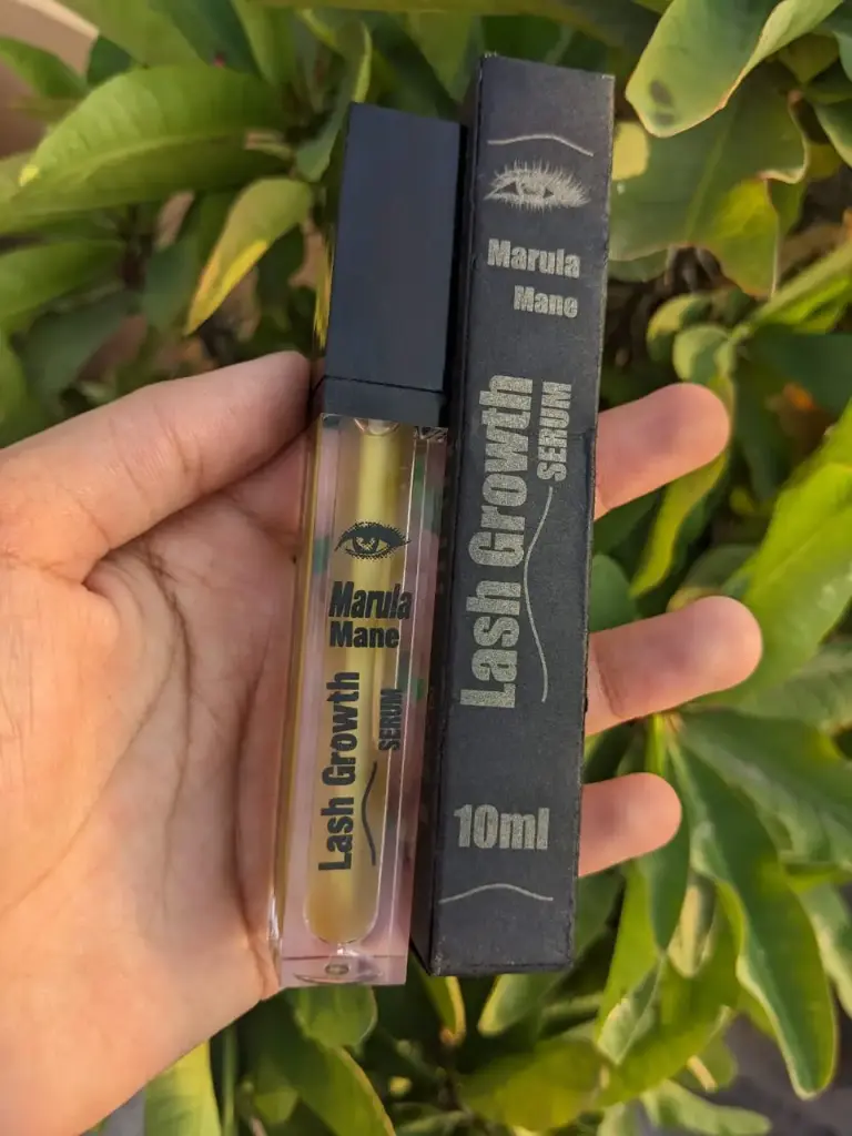 lash growth serum by marula mane